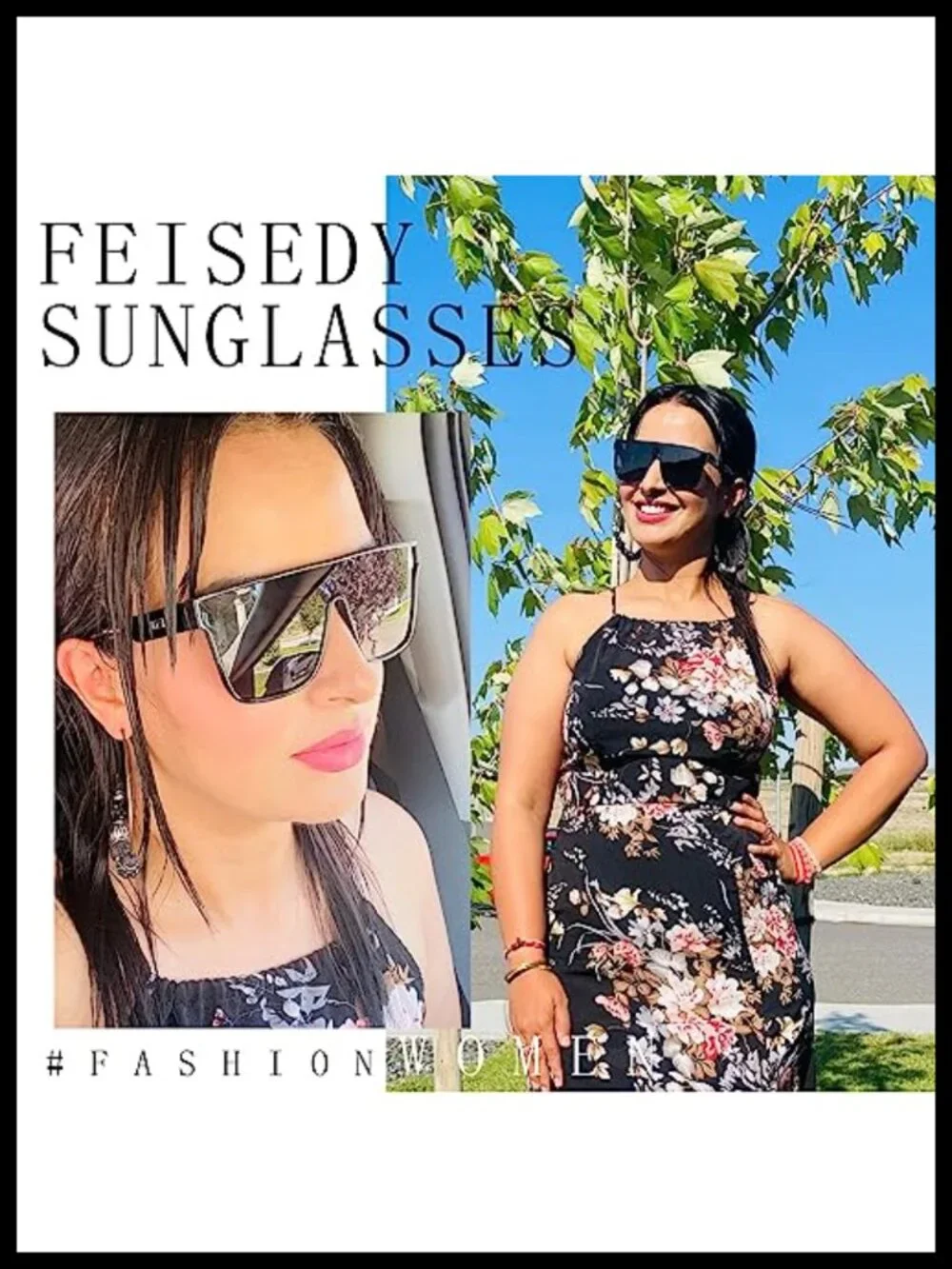 Oversized Mirrored Single Lens Sunglasses UV400 Protection